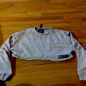 Alphalete Very Terry Long Sleeve Crop Crewneck Size Small